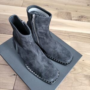 NIB Ann Demeulemeester Suede Leather Ankle Boots Shoes size 39